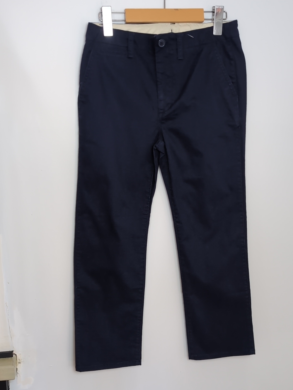 GAP | Boy's Navy Straight Leg Lived In Chino Uniform Pants